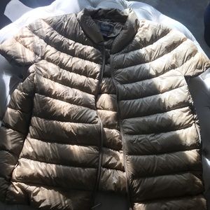 martha stewart cap sleeve puffy down vest